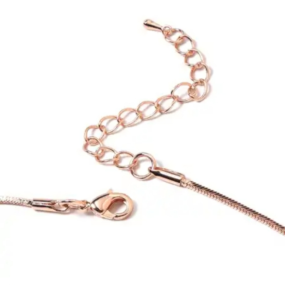 ๐๏ธ Simulated Champagne Sapphire & White Austrian Crystal Earrings & Necklace - Picture 6 of 15